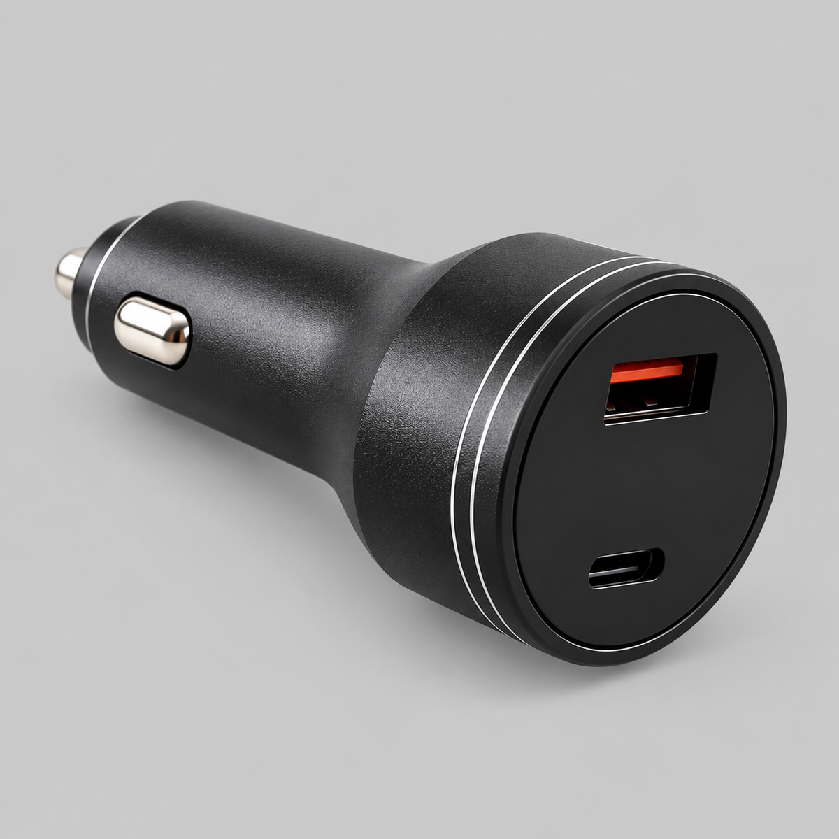 120W cigarette lighter car power adaptor with USB-C and USB-A ports, suitable for powering Starlink Mini and Starlink Router Mini