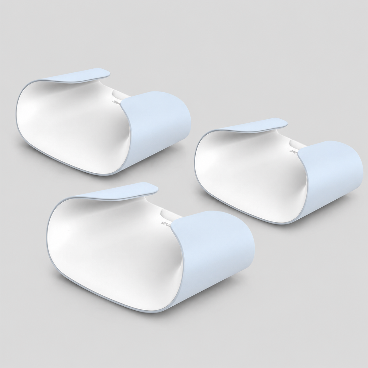 Aquila AI Pro Mesh WiFi System 3 Pack mesh routers in light blue for whole-home WiFi coverage with Starlink System