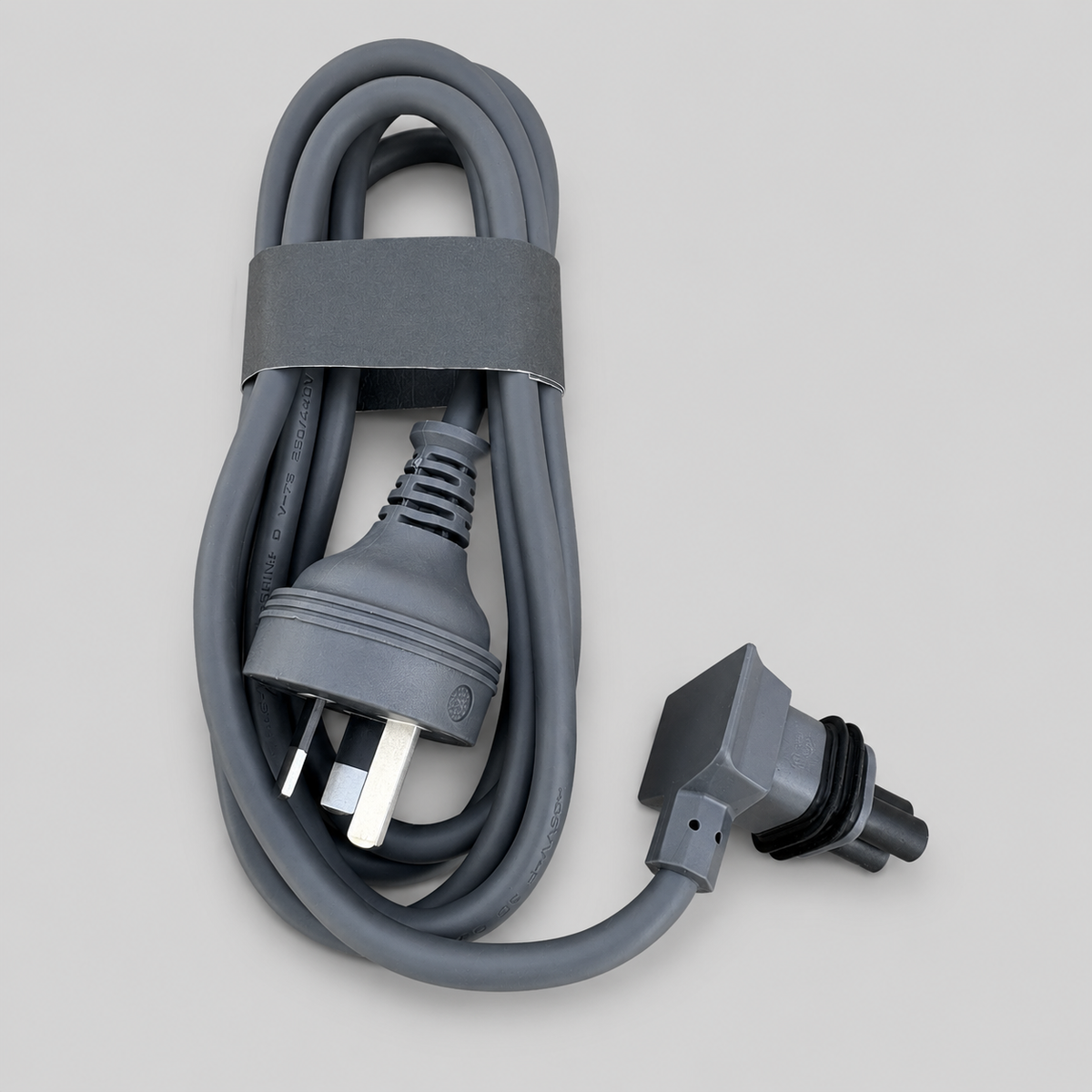 Australian power cord for Starlink Gen 2 router with factory connector and mains plug.