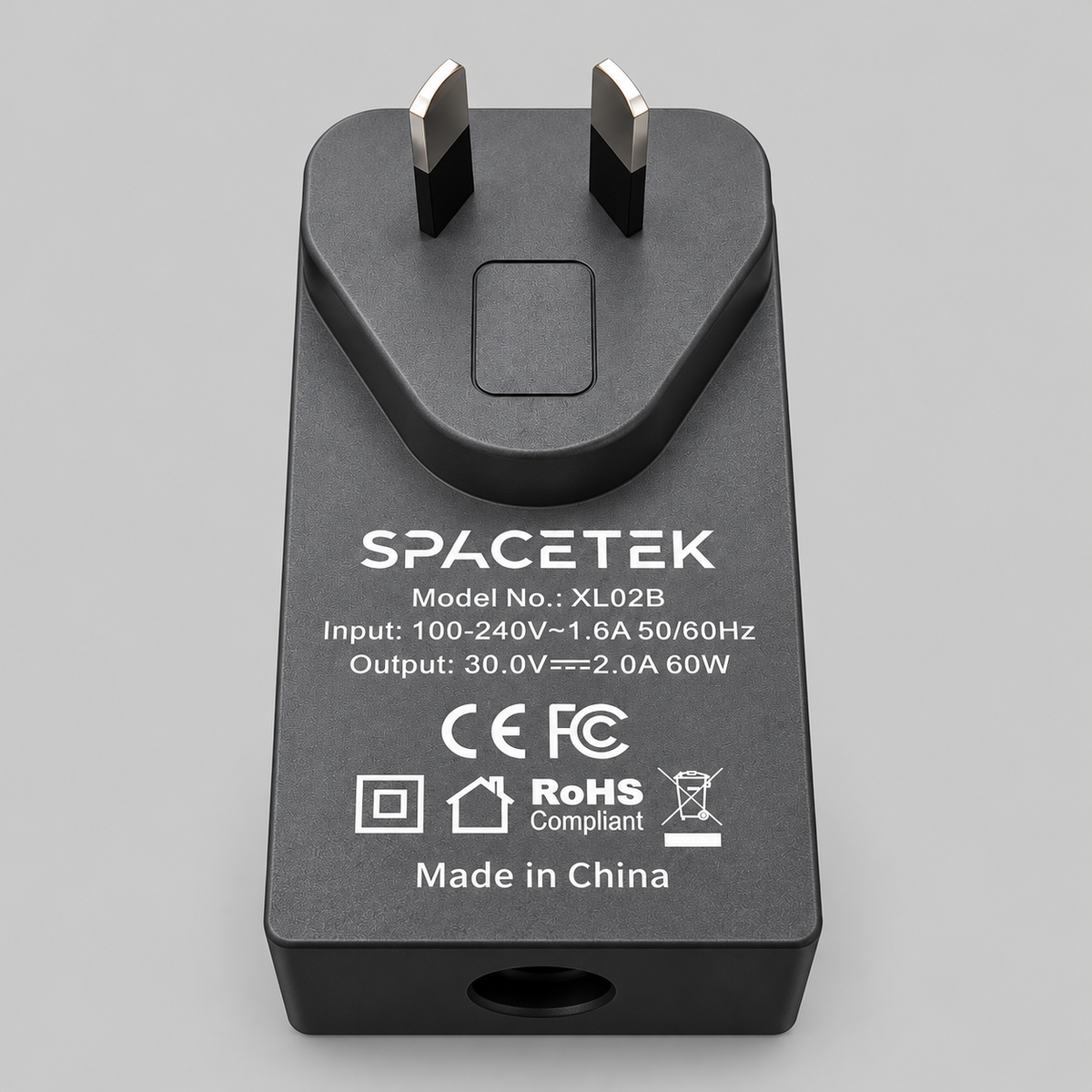 Spacetek Starlink Mini 30V 60W AC/DC power supply with Australian plug and printed specifications