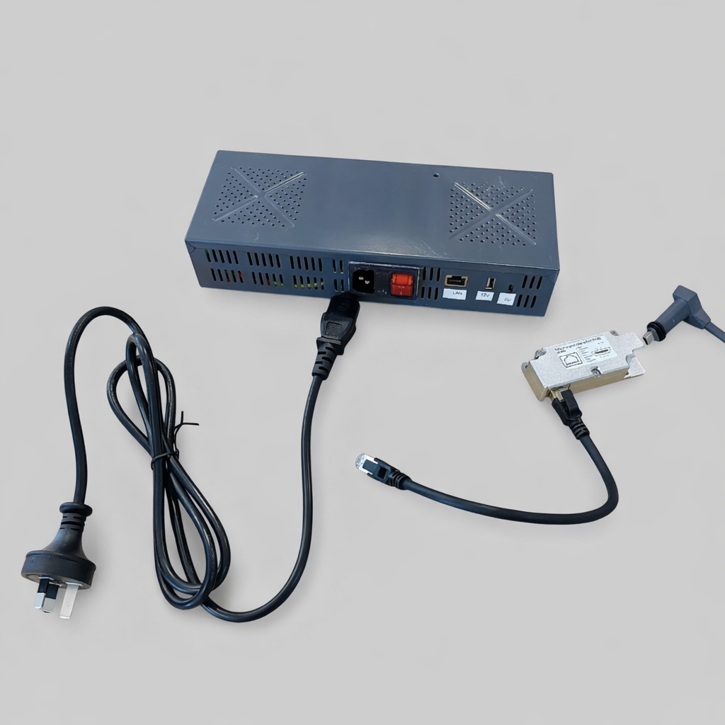 Universal replacement Starlink power supply with built-in PoE injector and Ethernet adapter compatible with Starlink Gen 1, Gen 2 and Gen 3