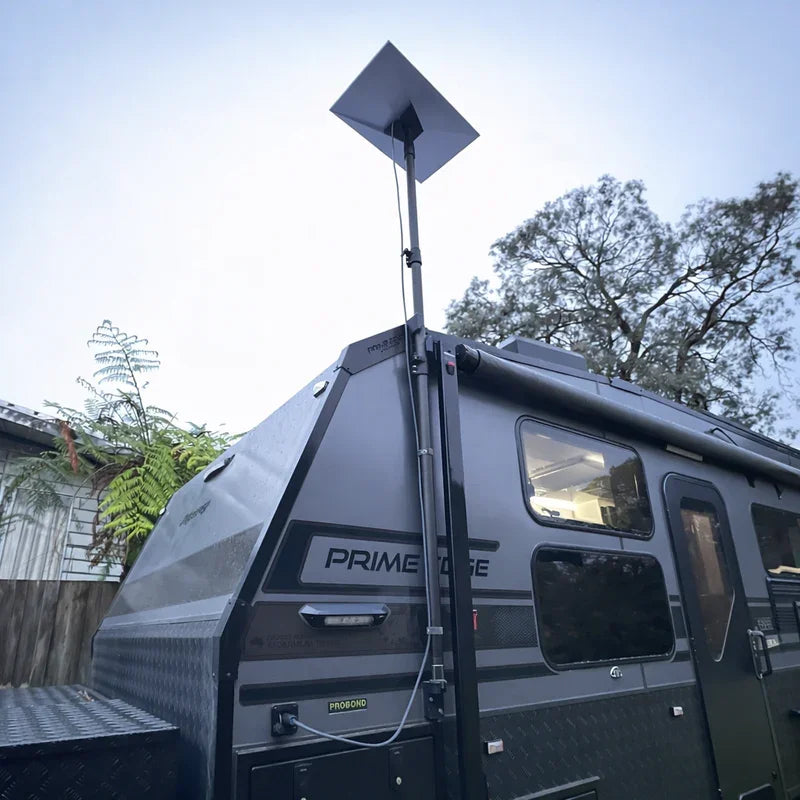 No-Drill Thrills: How to Securely Roof Mount Your Motorhome Starlink SPACETEK