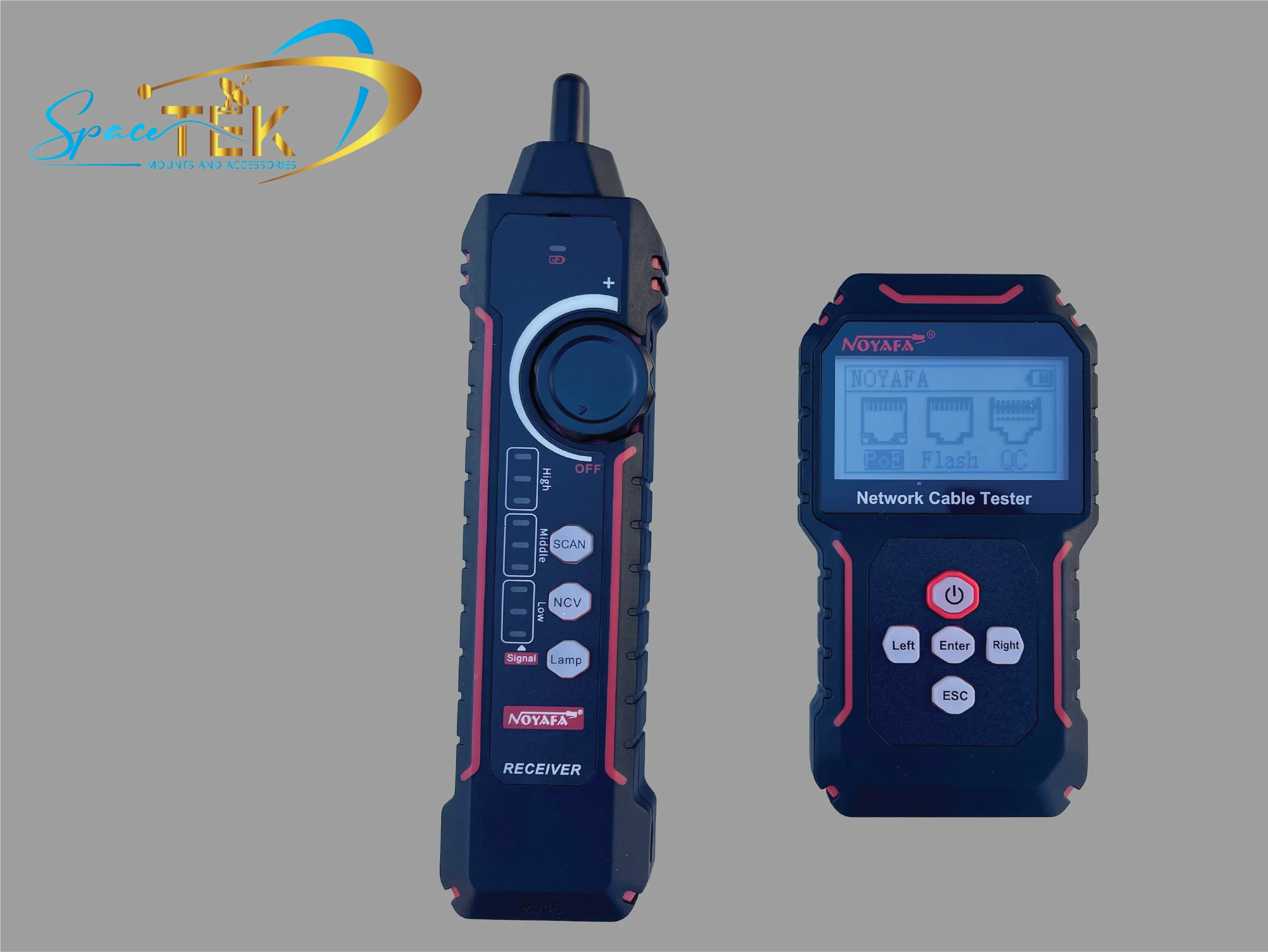 Network cable, PoE Tester and F-Set SpaceTek