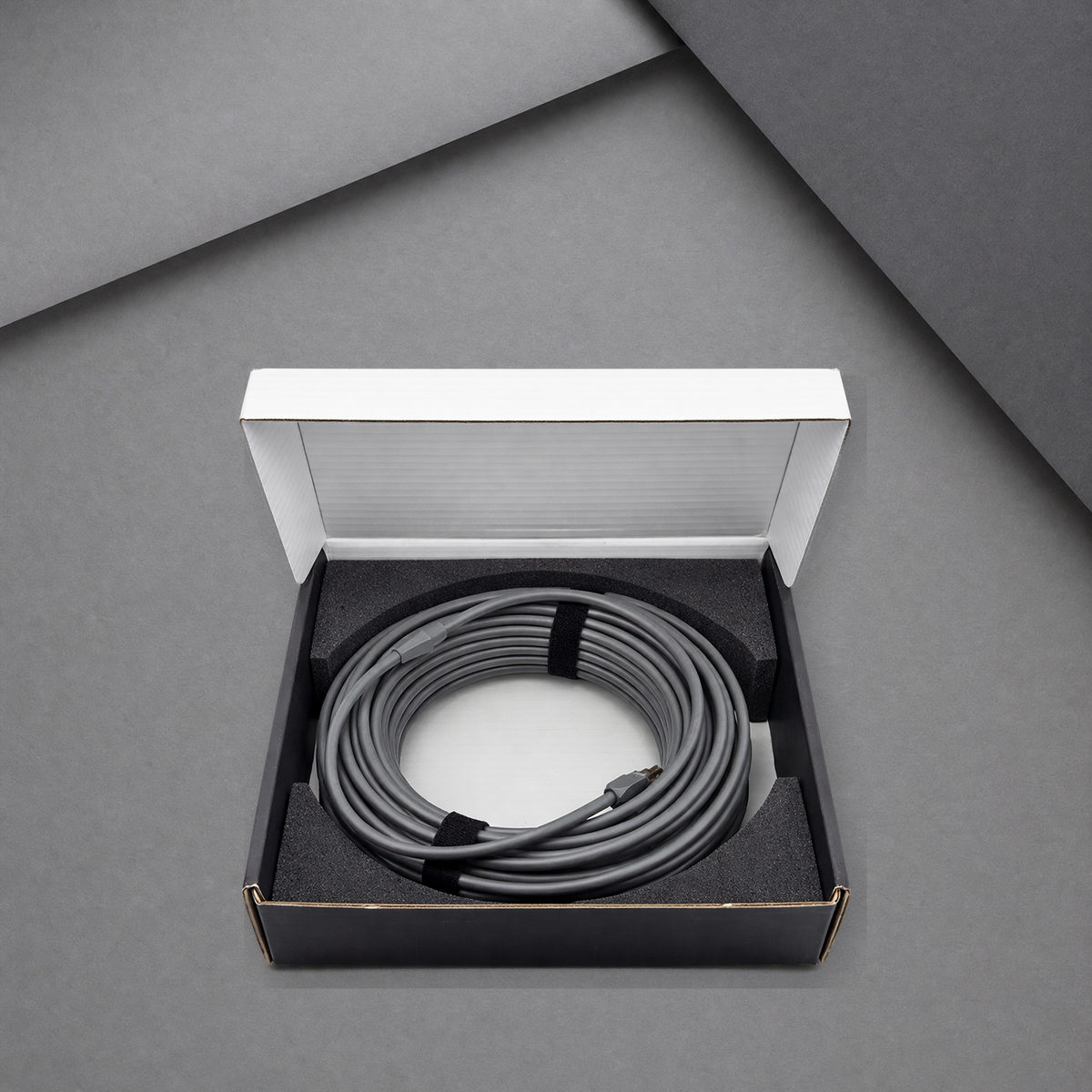 Genuine Starlink High Performance 30 m Ethernet Cable in a premium neutral flat lay