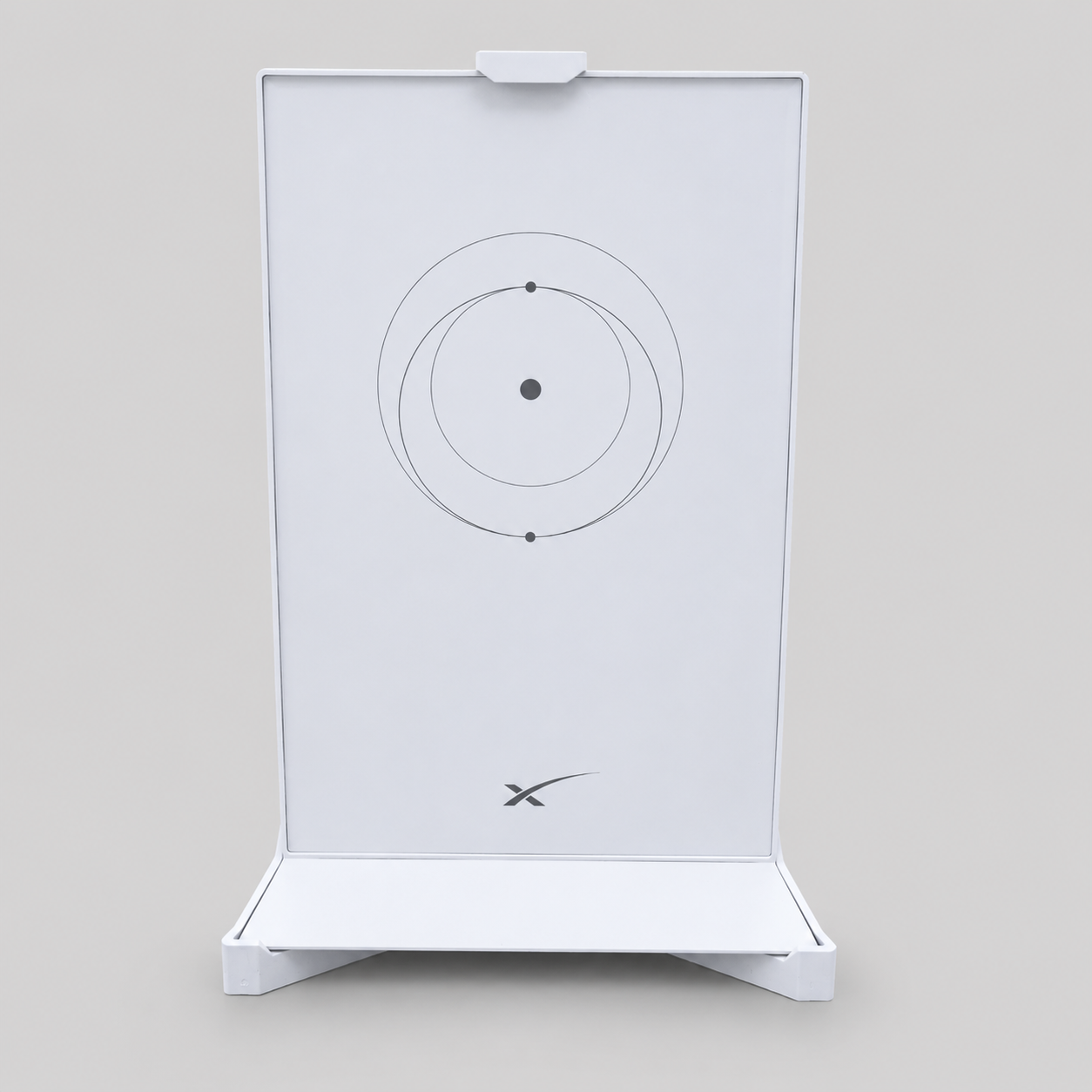 Front view of Starlink Gen 2 router showing the integrated stand and router face, compatible with wall mount installations and Starlink internet setups.