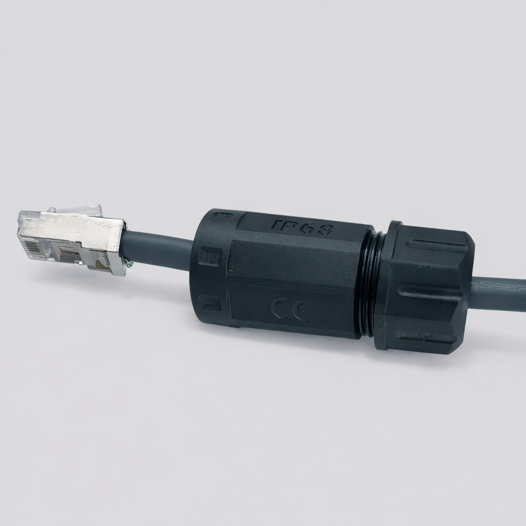 Waterproof RJ45 CAT6 cable joiner for extending Starlink Standard Gen 3 / V4 home cable runs